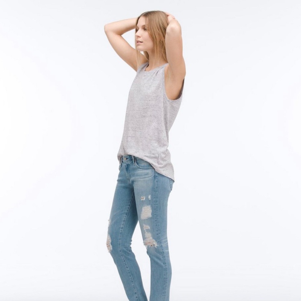 Ag Wren Muscle Tee in Grey. NWT